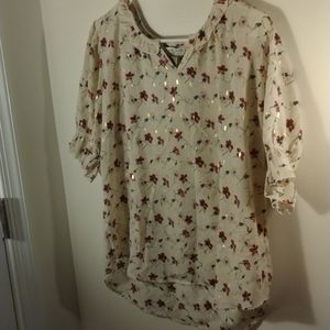 Size XL Floral Blouse